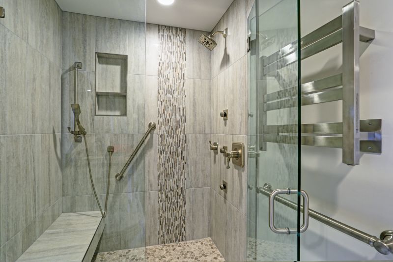 Open Concept Shower Area
